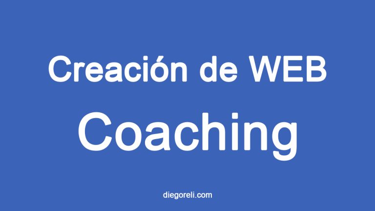 Crear una página Web para Coaching