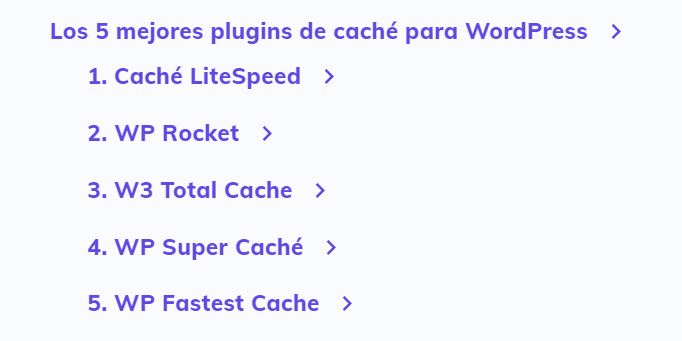 Utilizar un plugin de almacenamiento en caché SEO WordPress
